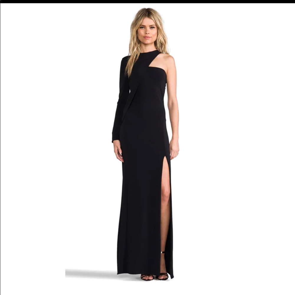 Cut25 one sleeve jersey dress